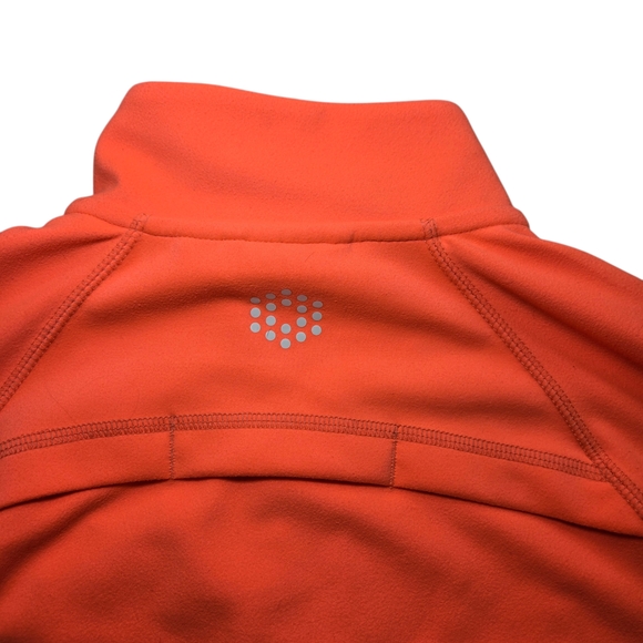 Puma Women's Bright Orange Full-Zip Jacket - Picture 5 of 9